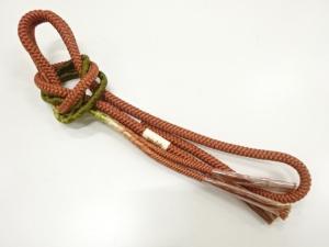 未使用品　正絹　手組帯締め